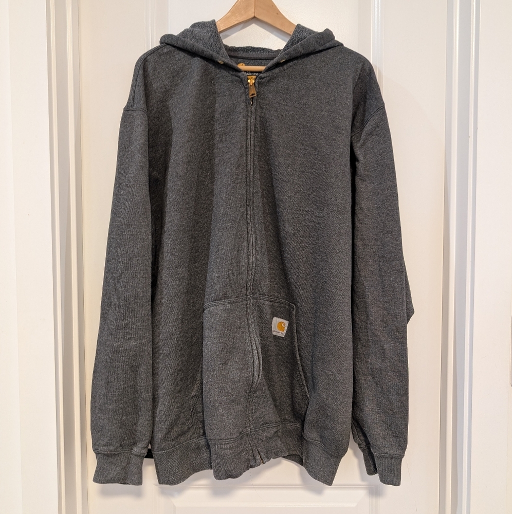 Carhartt Charcoal Full-Zip Hoodie